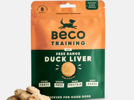 Beco Free Range Duck Liver Dog Treats with Sage & Carrot 60g For Discount