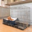 Cosy & Calming Puppy Crate Bed With Removable Covers in Navy Essentials Plush by Lords & Labradors For Discount