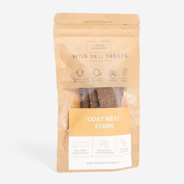 Wild Deli Goat Meat Strips Treats Online now