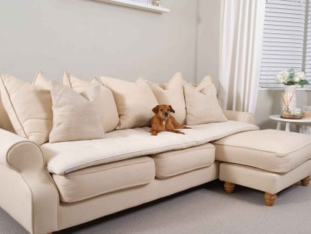 Sofa Topper in Savanna Bone by Lords & Labradors For Cheap