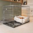 Cosy & Calming Puppy Crate Bed With Removable Covers in Balmoral Natural Tweed by Lords & Labradors Hot on Sale