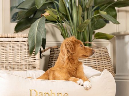 Box Bed With Removable Covers in Savanna Bone by Lords & Labradors Online Hot Sale