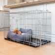 Cosy & Calming Puppy Crate Bed With Removable Covers in Oxford Herringbone Tweed by Lords & Labradors For Cheap