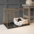 Cosy & Calming Puppy Crate Bed in Woodland Peacock by Lords & Labradors For Discount