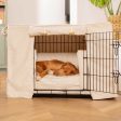 Dog Crate Set in Savanna Bone by Lords & Labradors Supply