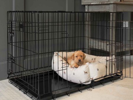 Cosy & Calming Puppy Crate Bed in Woodland Stag by Lords & Labradors For Discount